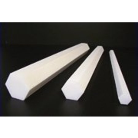 PROFESSIONAL PLASTICS Natural Acetal Bar 96 L RACENAHX.625C-8